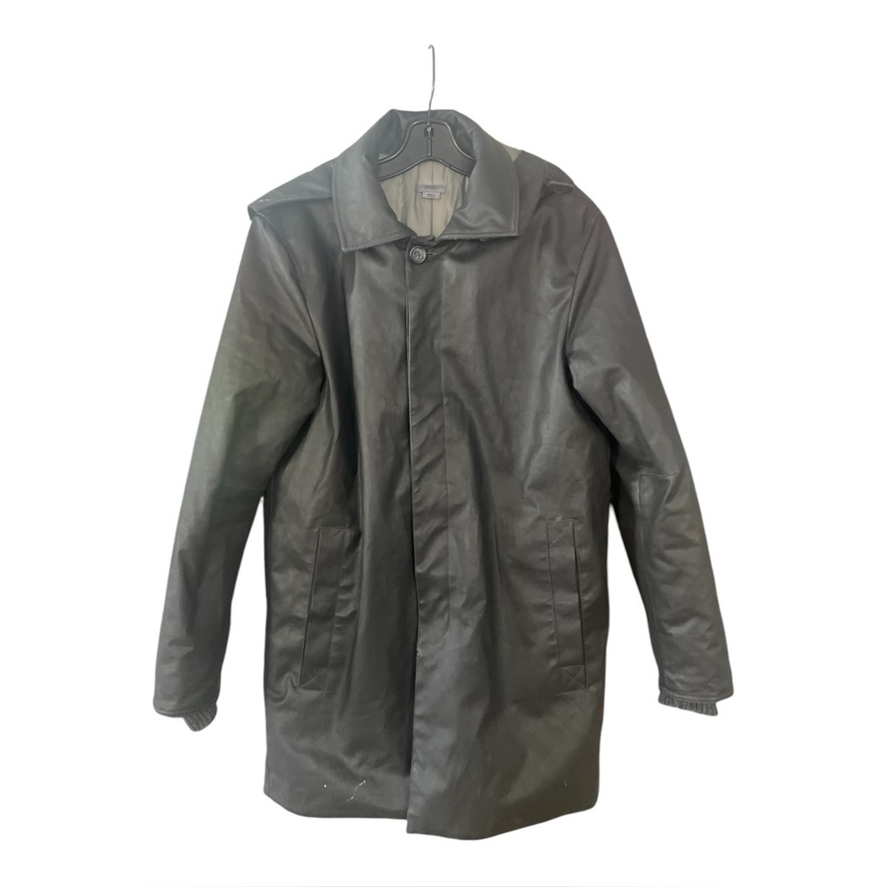 M0851 CANADA BLACK WAXED COTTON SHAWL HOODED TALMIGO WATER PROOF JACKET MEDIUM